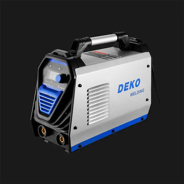 DEKO DKUS-MMA-200A Portable Lightweight Stick Arc Welding Machine, Blue and Silver